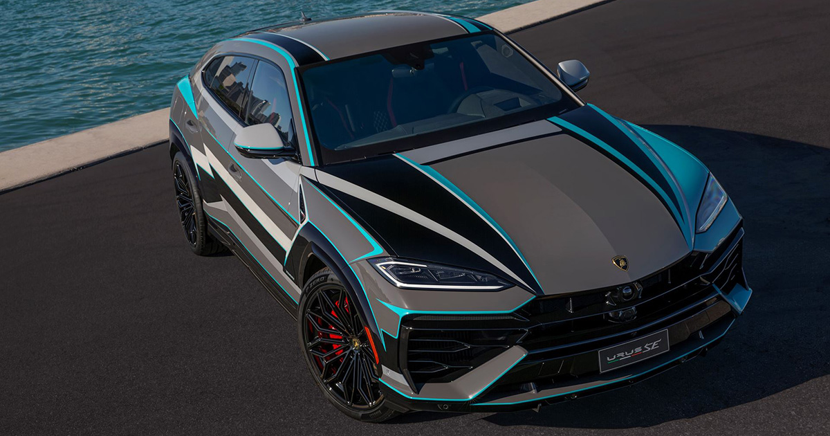 Intérieur Lamborghini Urus SE avec sellerie cuir