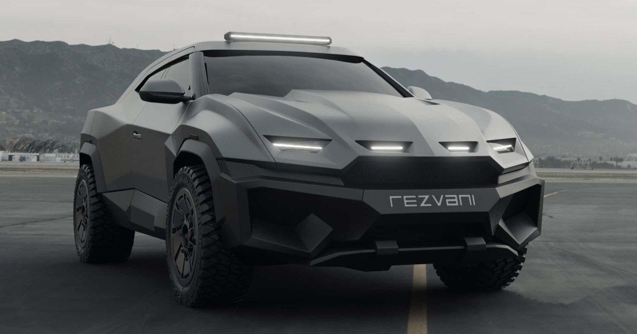Le Rezvani Knight, tout-terrain extrême.