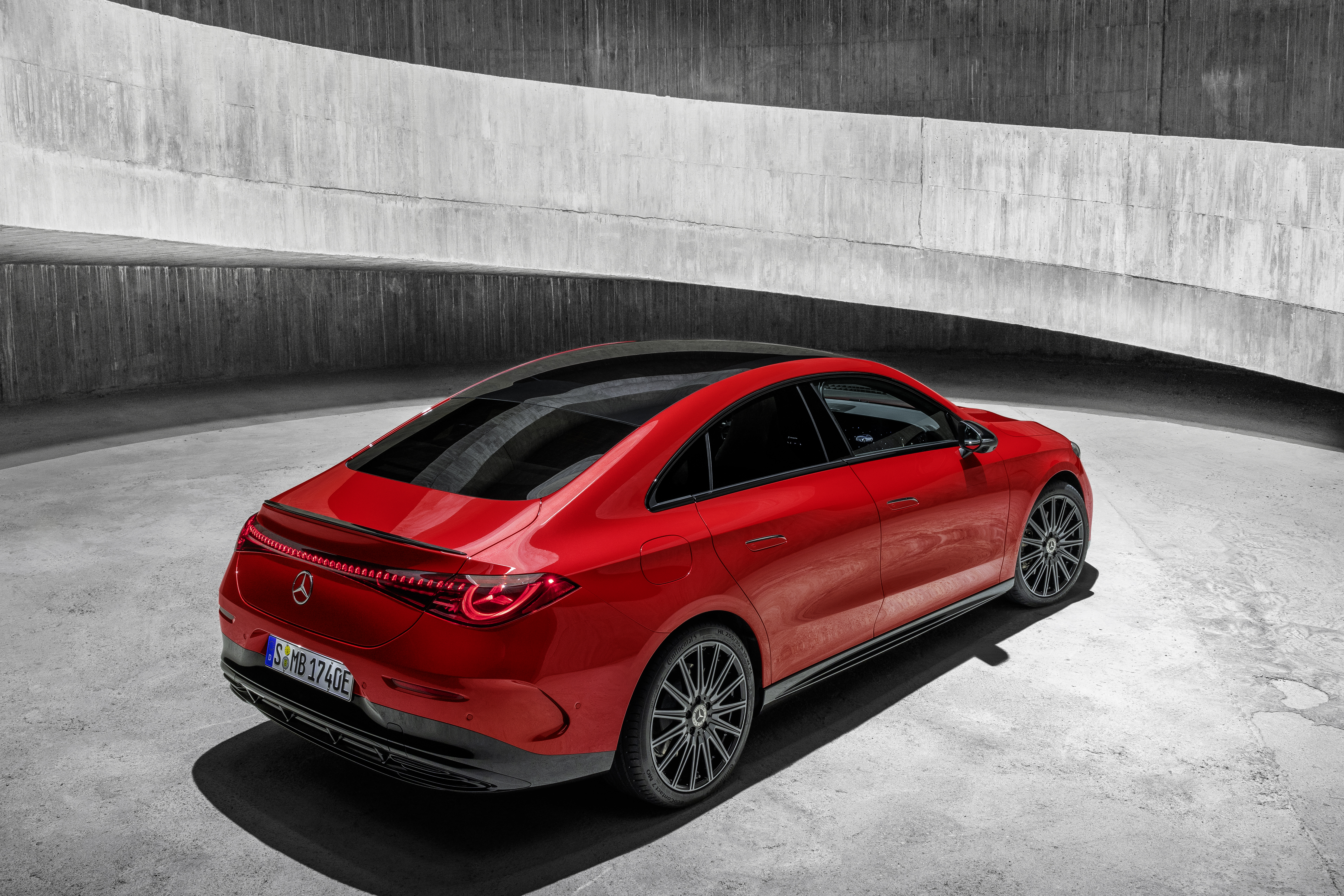 The stylish look of the new CLA