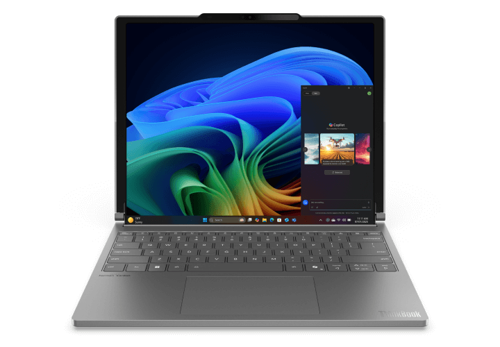 Lenovo ThinkBook Plus display when unfolded