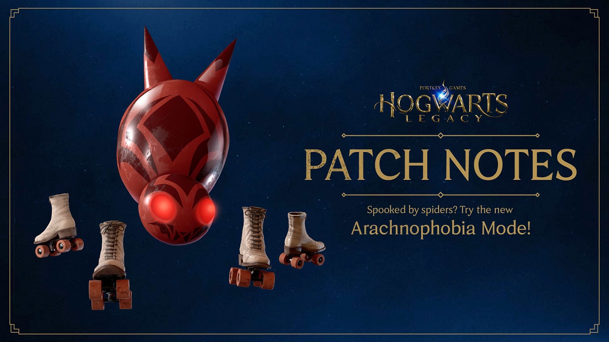 Les araignées ne font plus peur : Hogwarts Legacy reçoit un patch qui corrige des bugs et introduit un mode spécial pour les joueurs arachnophobes.