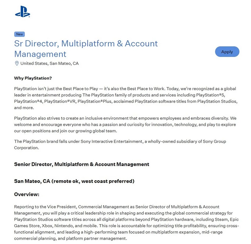 Зображення, пов'язане з мультиплатформеними іграми Sony