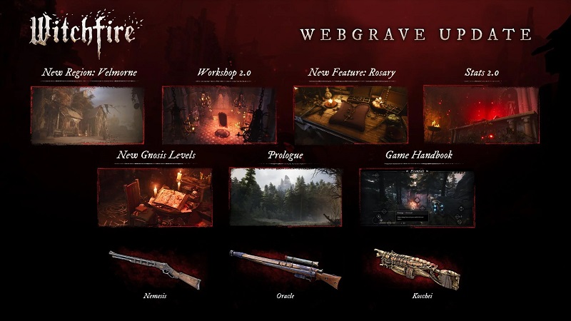 Зображення нової зброї у Witchfire