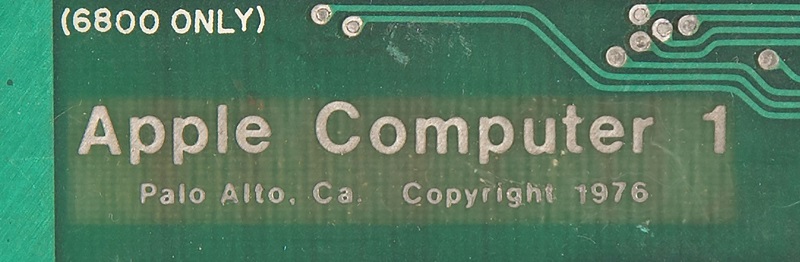 Retro Apple-1 computer.