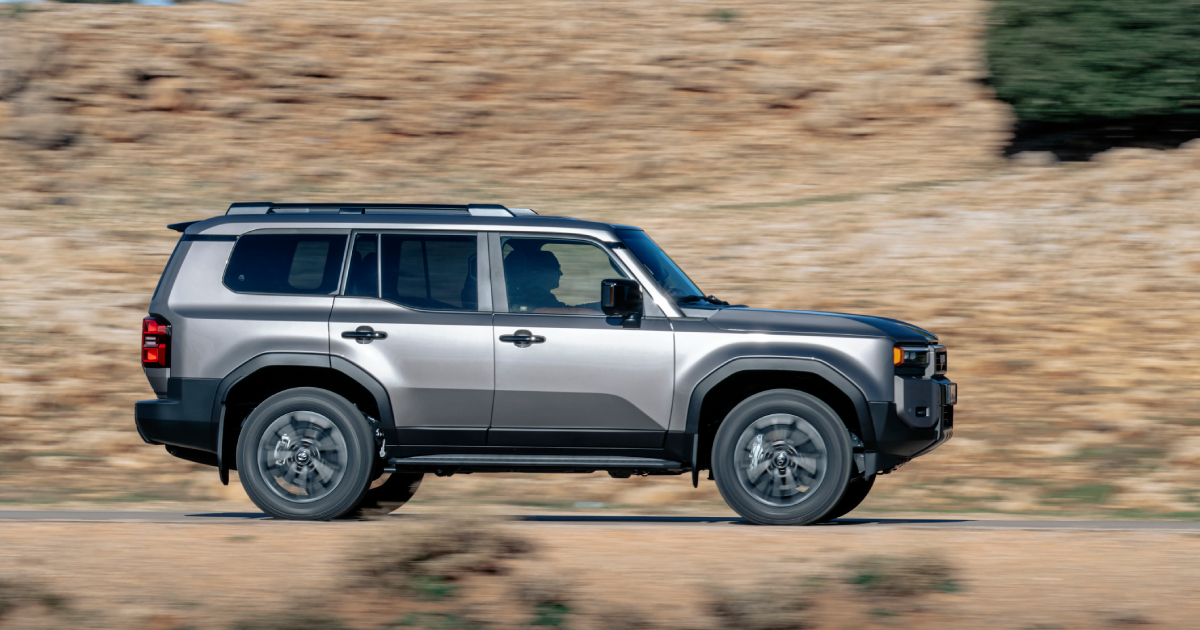 New Toyota Land Cruiser J250 with front view