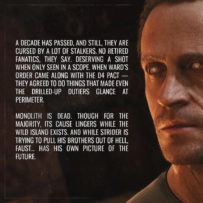 Разработчики Stalker 2: Heart of Chornobyl напомнили о Фаусте — одном из командиров последователей Монолита-3