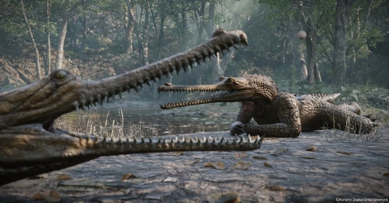 A screenshot of the crocodile costume