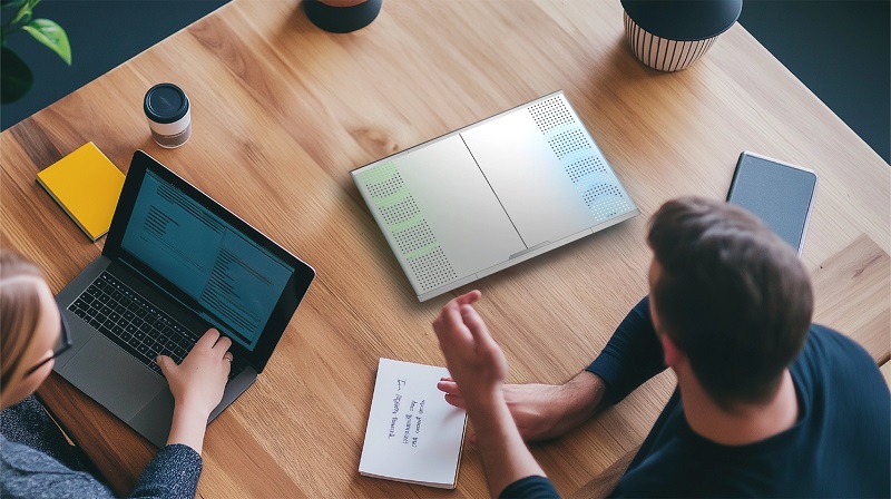 Compal Infinite Laptop concept with expandable screen
