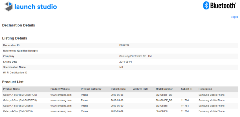 Galaxy-A-Star-Bluetooth-certification.png