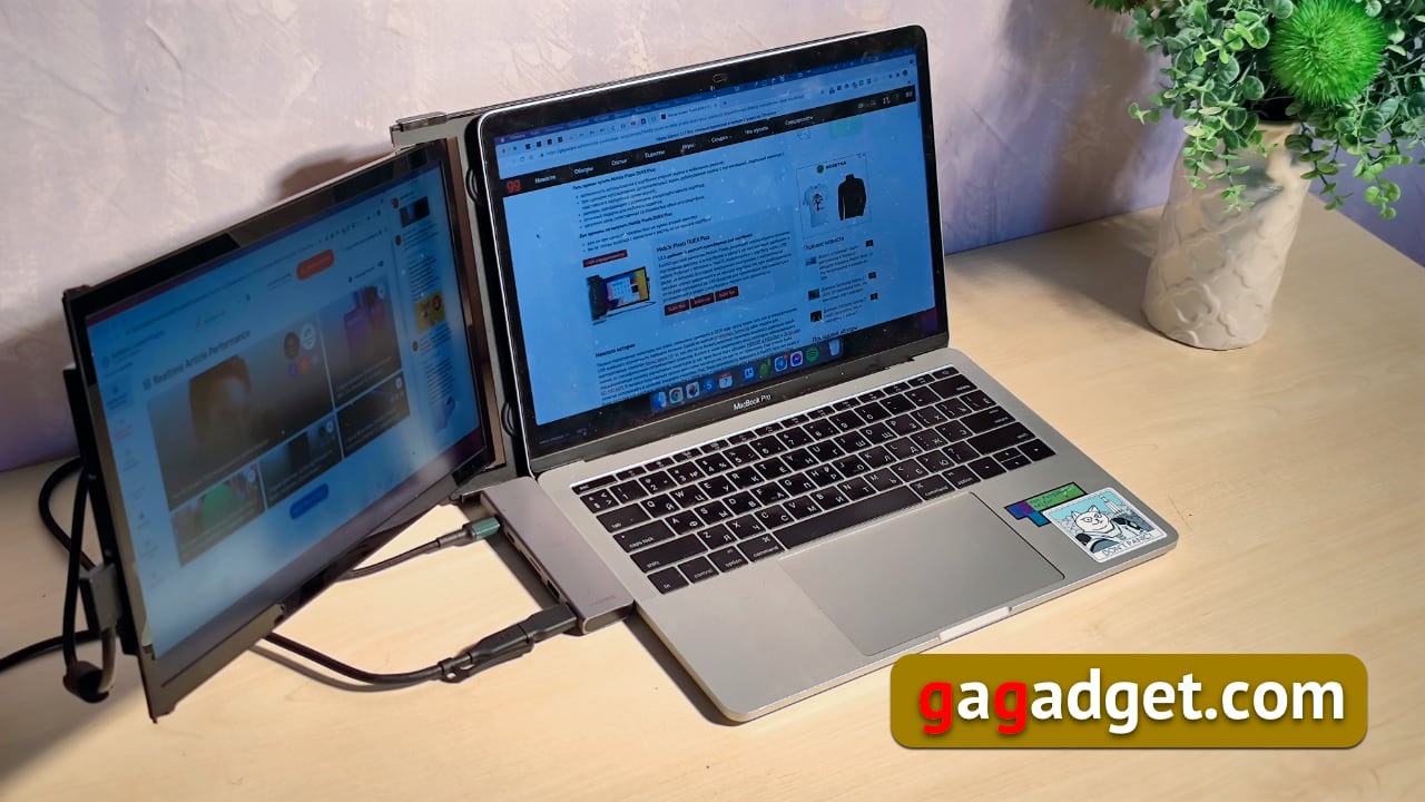 Comment doubler l'écran de votre ordinateur portable tout en restant mobile : test du moniteur transformateur USB Mobile Pixels DUEX Plus-2