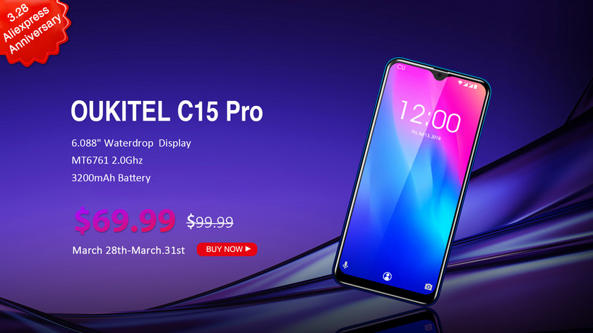 Распродажа OUKITEL на AliExpress: цены на смартфоны стартуют с $58-2 Распродажа OUKITEL на AliExpress: цены на смартфоны стартуют с $58-2