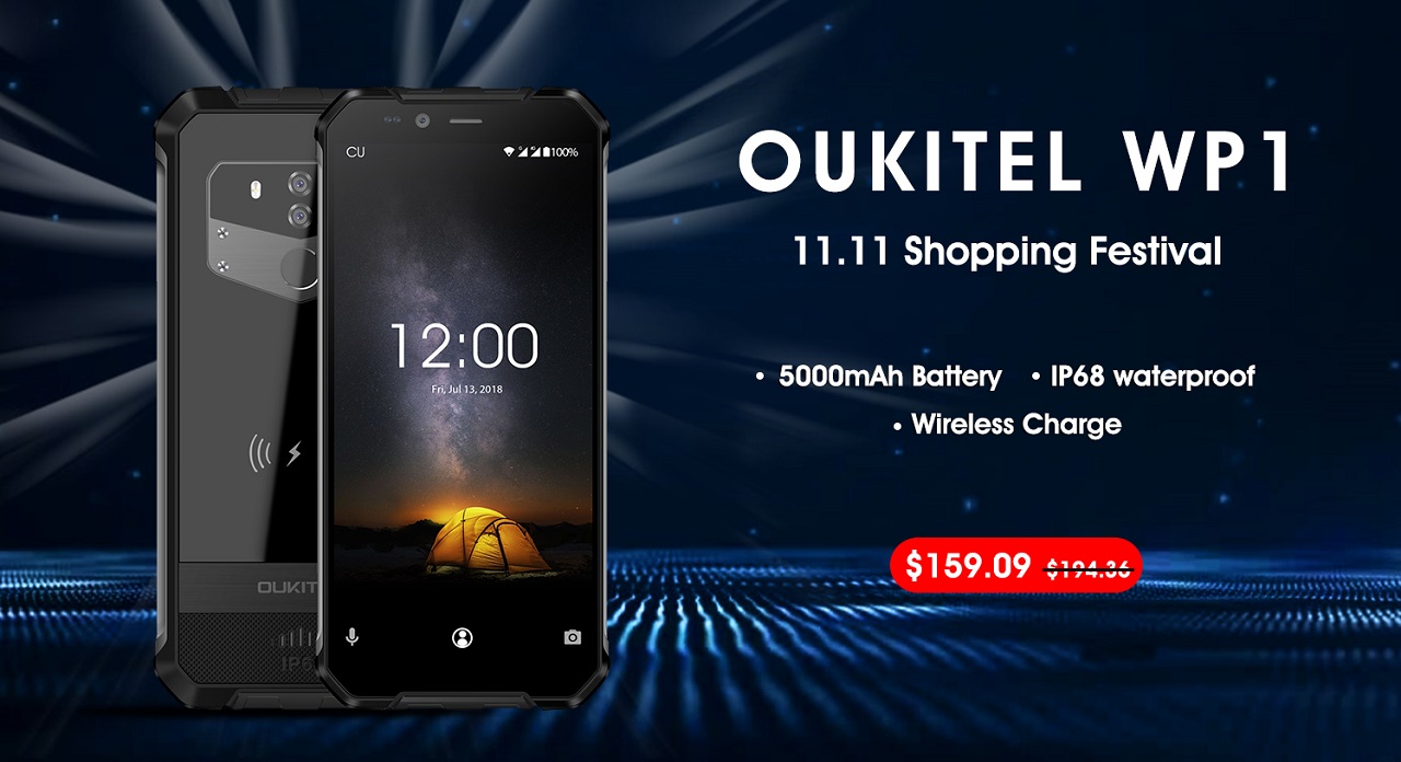 OUKITEL WP1 проходит новые испытания и продается со скидкой OUKITEL WP1 1111 shopping festival.jpg