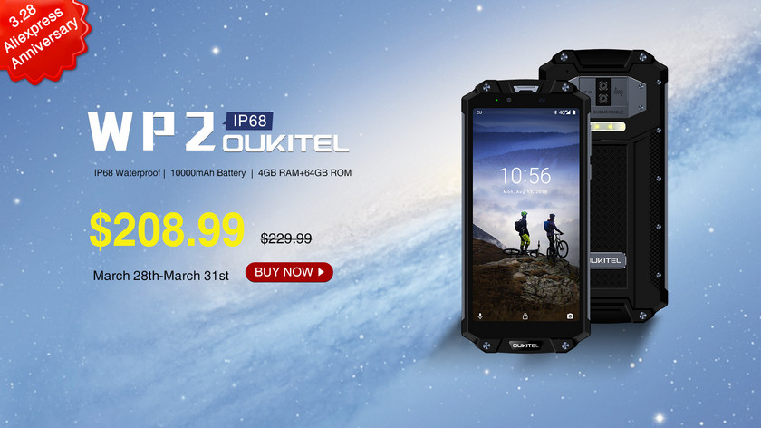 Распродажа OUKITEL на AliExpress: цены на смартфоны стартуют с $58 Распродажа OUKITEL на AliExpress: цены на смартфоны стартуют с $58