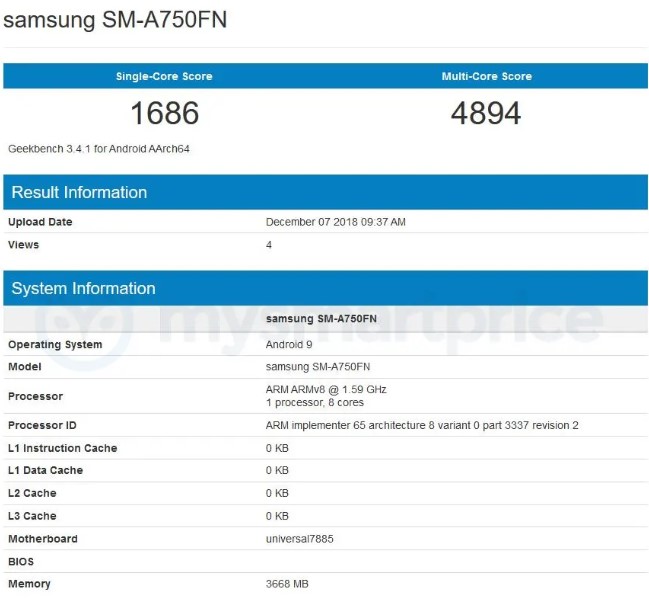Samsung-Galaxy-A7-2018-with-android-pie-in-Geekbench.jpg