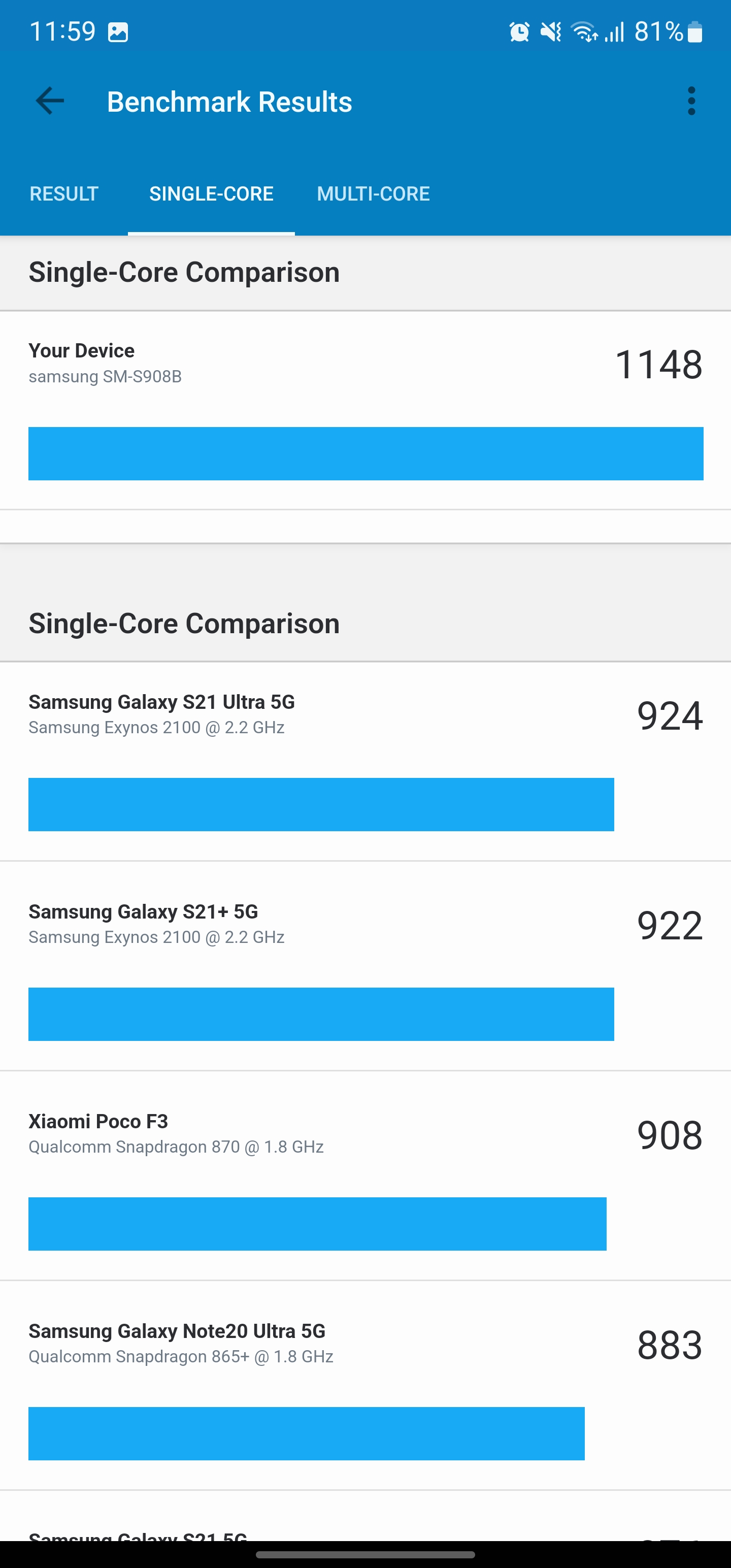Test du Samsung Galaxy S22 Ultra : Une fusion de deux galaxies-84
