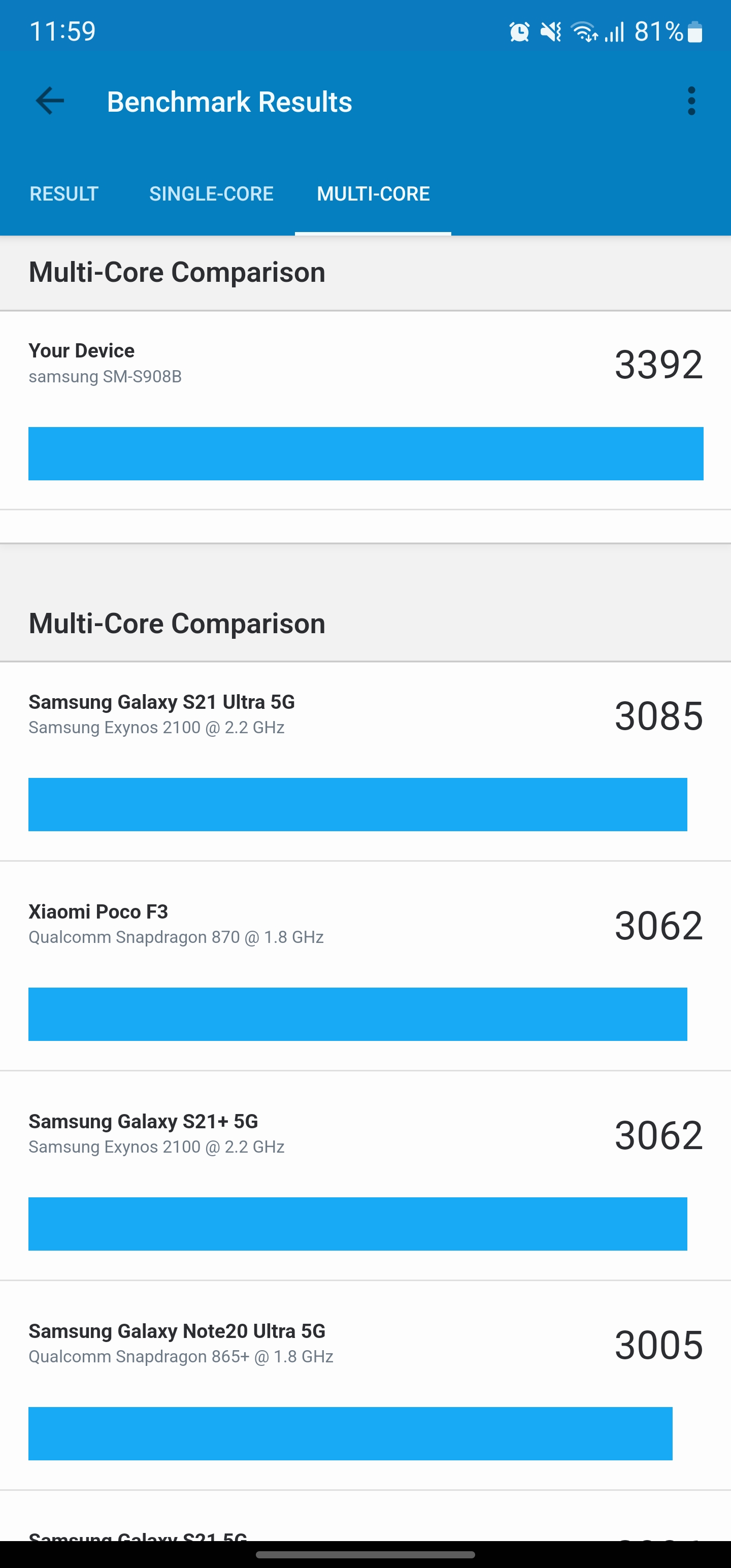 Test du Samsung Galaxy S22 Ultra : Une fusion de deux galaxies-85