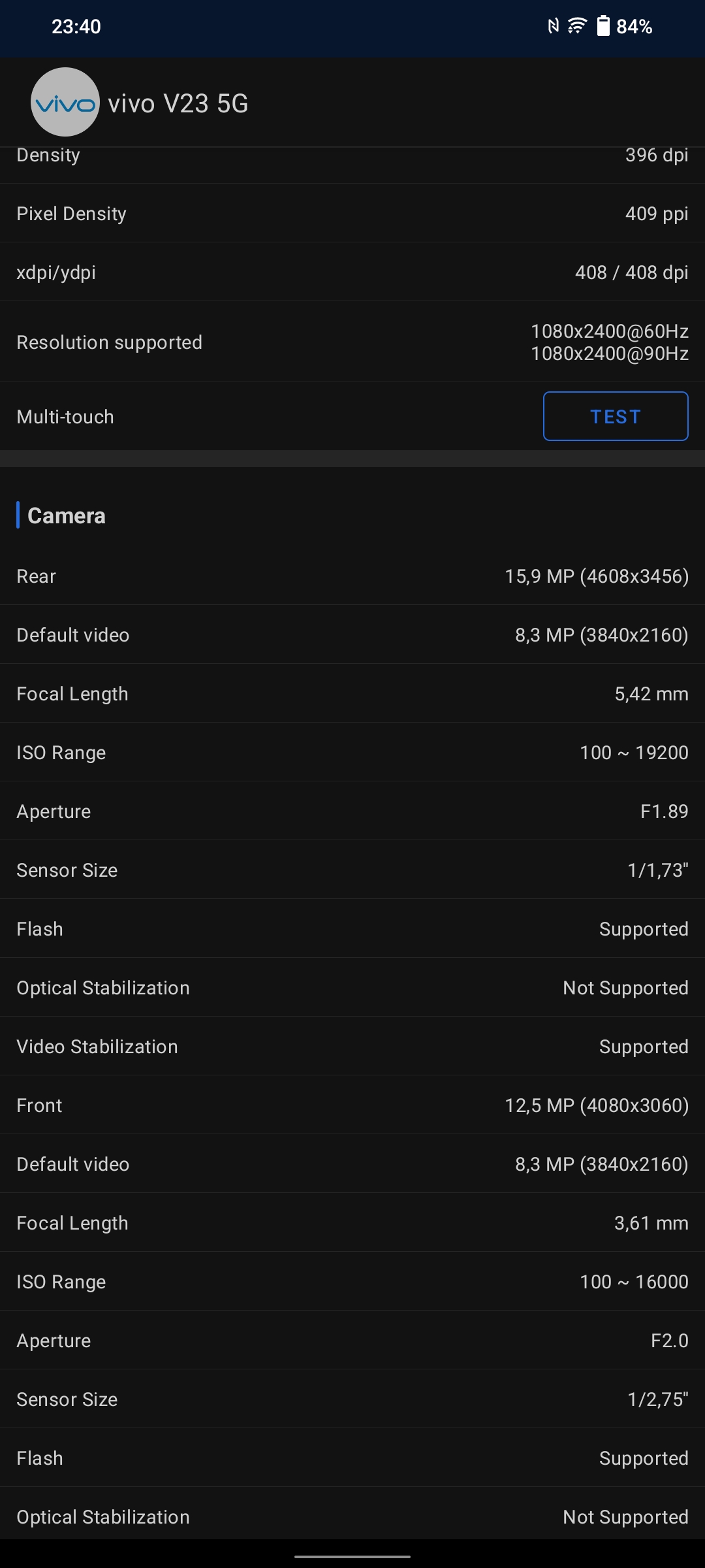Vivo V23 5G : le premier smartphone à changement de couleur au monde-99