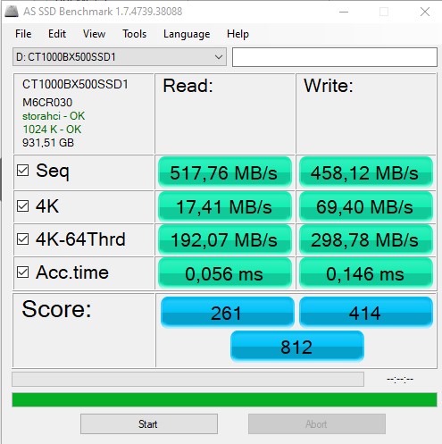 Crucial BX500 1TB Review: Low-Cost SSD as a Storage instead of HDD-22