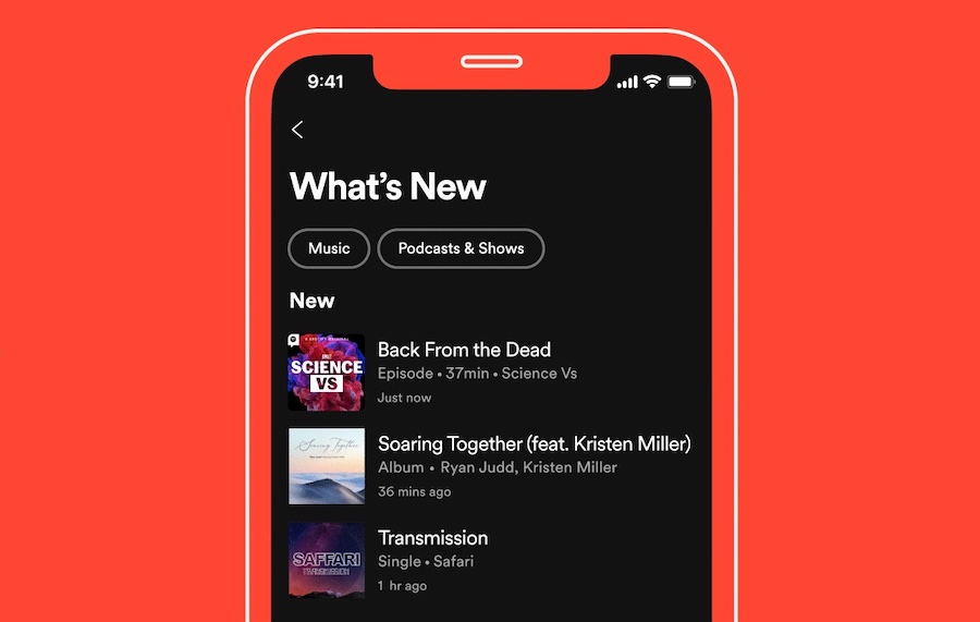 Spotify UK Whats New Feed Spotify UK Whats New Feed