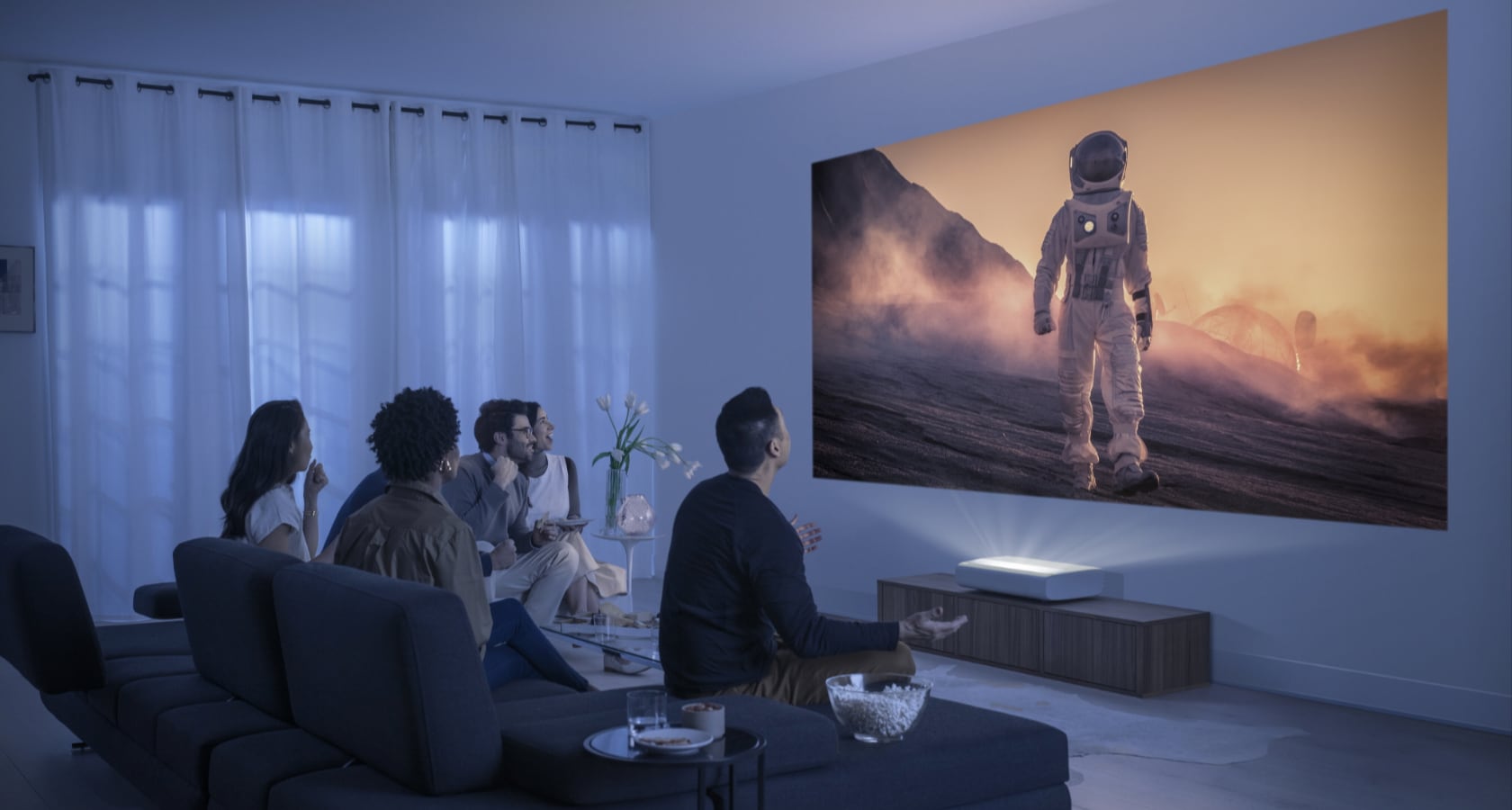 Why a laser projector is the best home theater solution