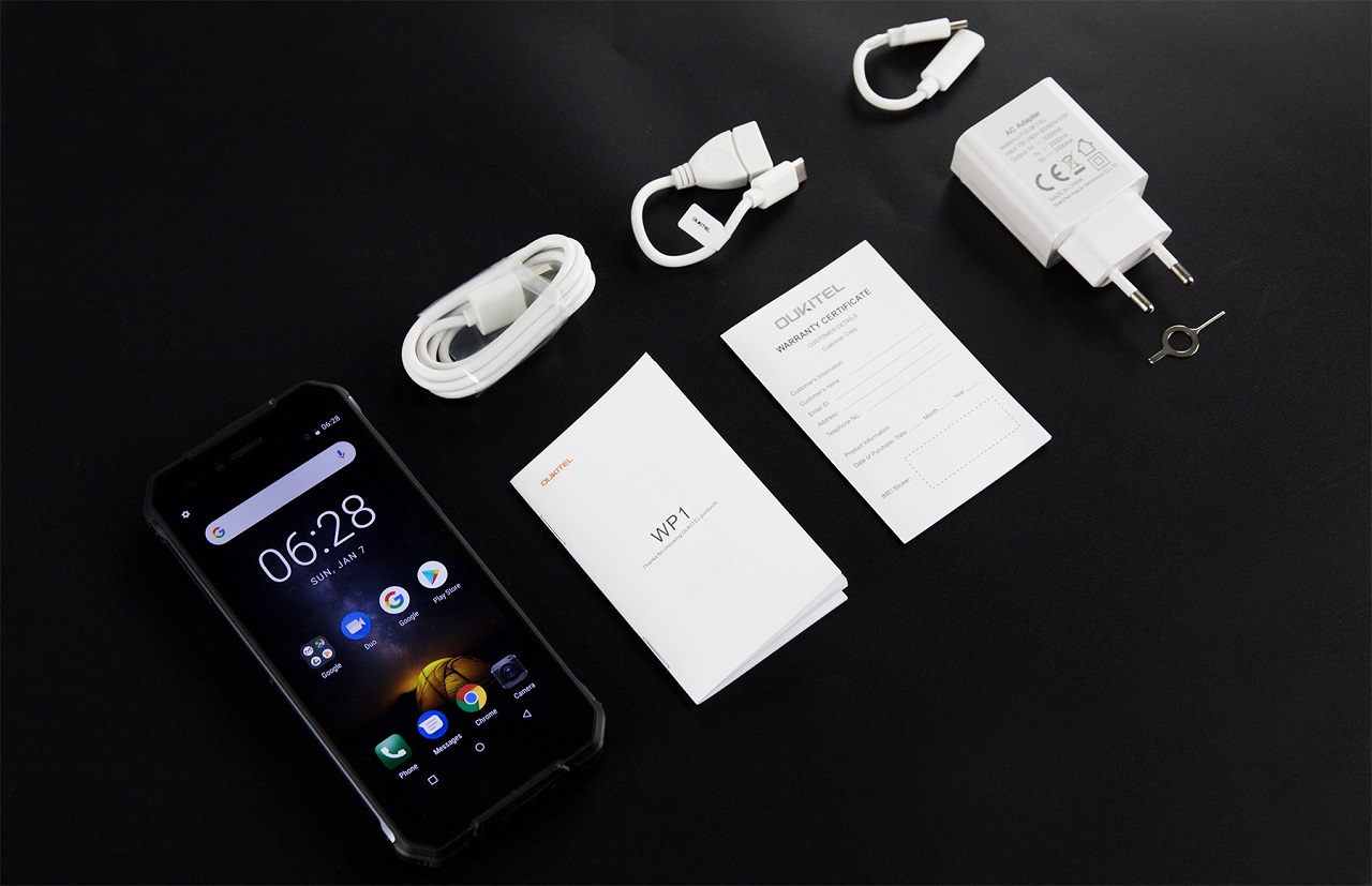 Опубликовано видео распаковки смартфона OUKITEL WP1-3 WP1 full package.jpg