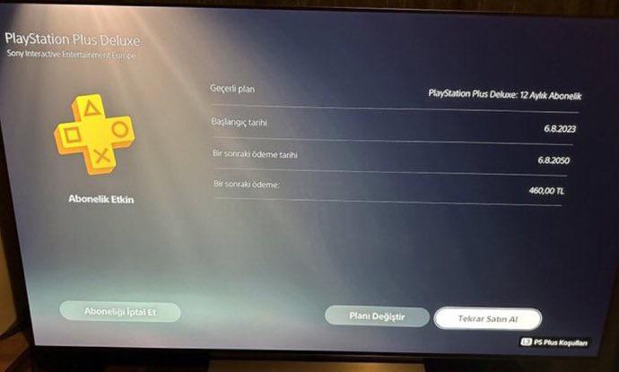 The optimists among us or why a Turkish gamer subscribed to PS Plus until 2050-2