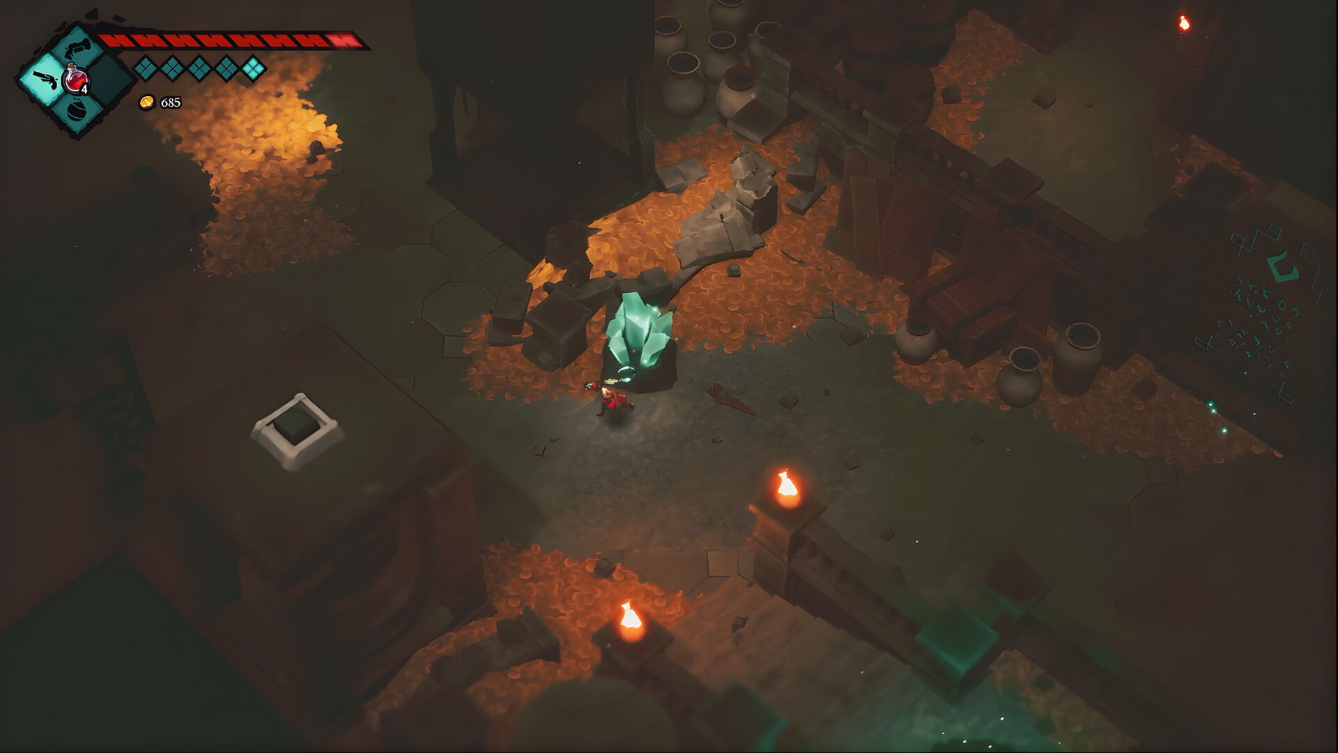 Combattre l'ennemi dans Mark of the Deep