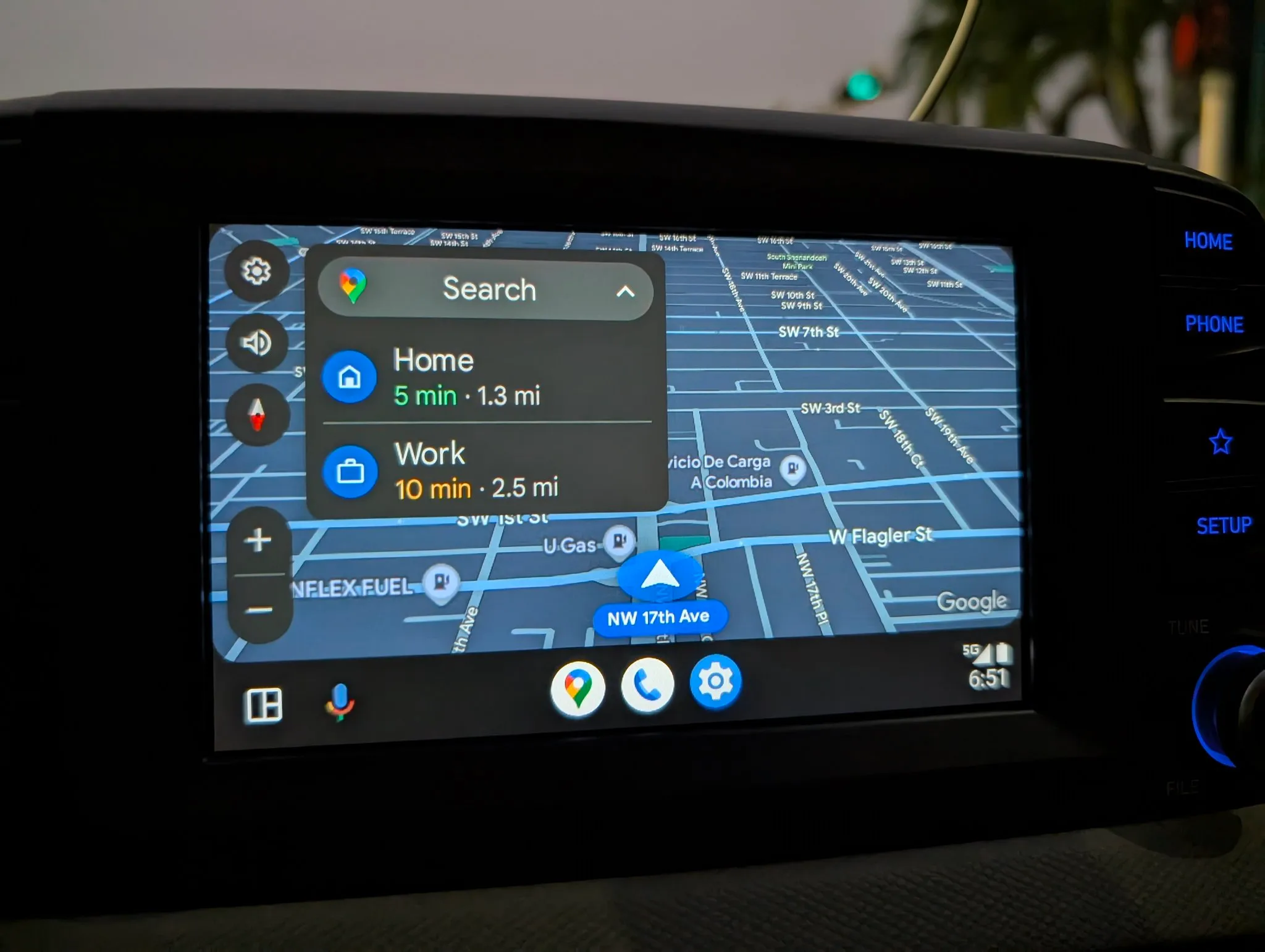 Move Google Maps to the centre of the display