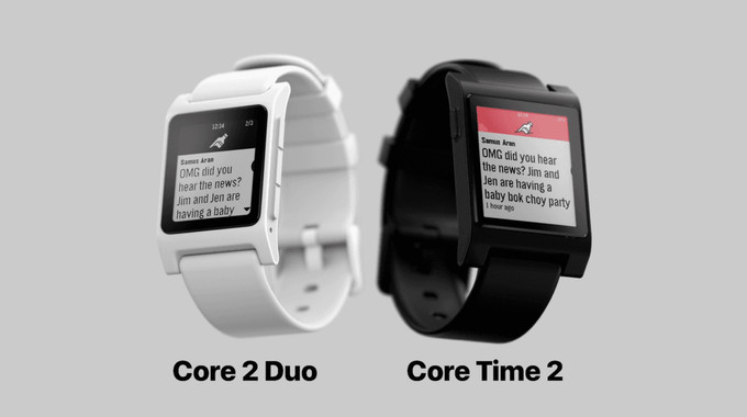 Now it's the Pebble 2 Duo and the Pebble Time 2. Illustration: Pebble