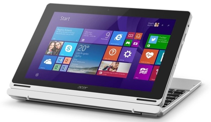 Планшет-трансформер Acer Aspire Switch 10V теперь на 14-нм Intel Cherry Trail-2