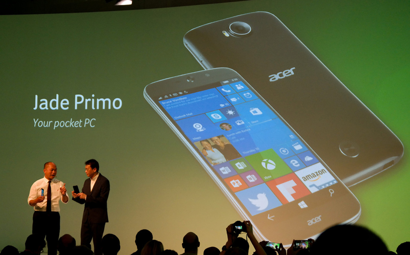 IFA 2015: Acer Jade Primo — первый смартфон с поддержкой Microsoft Continuum