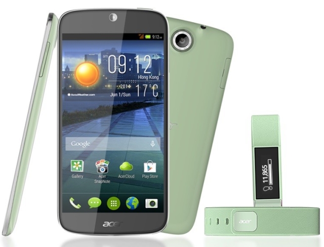 Смартфоны Acer Liquid Jade, E700, E600 и умный браслет Liquid Leap