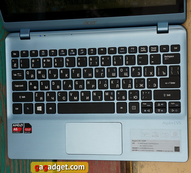 Краткий обзор Acer Aspire V5-122P -11