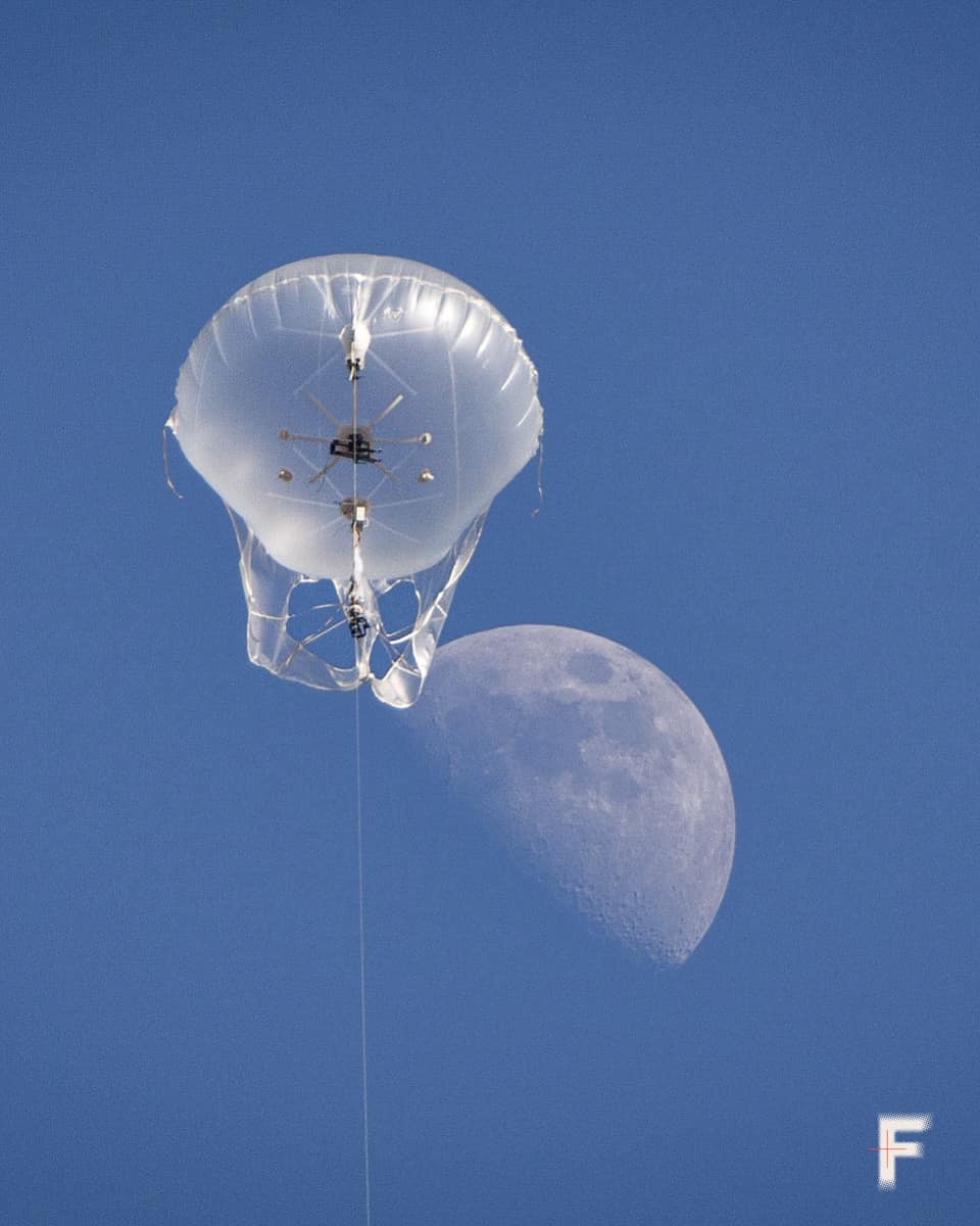 Aerostat in action