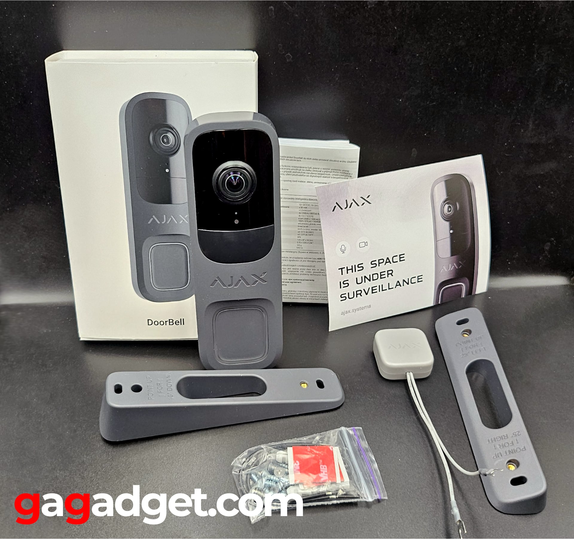 Комплект постачання Ajax DoorBell