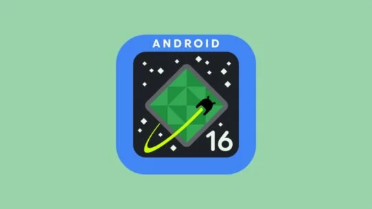 Logo Android 16