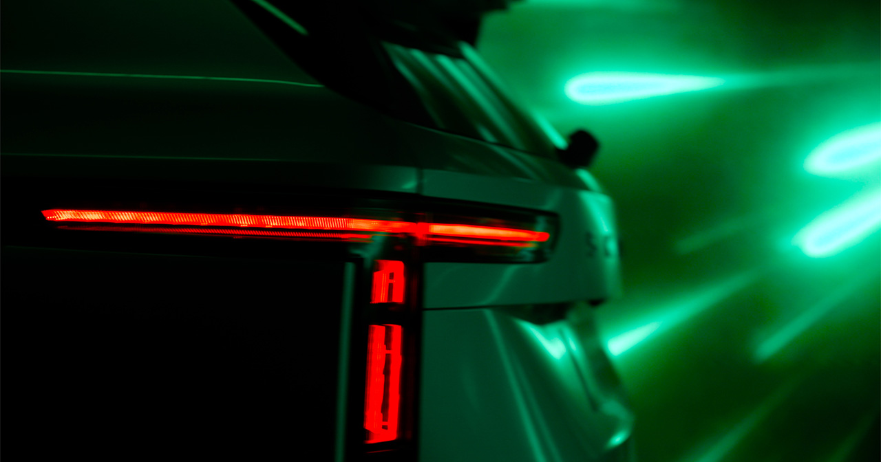 Teaser image of the Skoda Space electric SUV