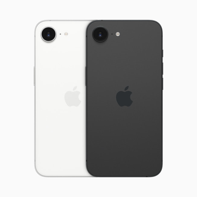 iPhone 16e colours on the back