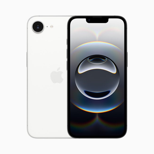 iPhone 16e front and back