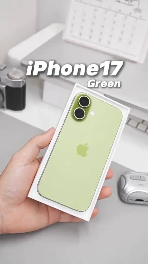 Вірогідний зеленого кольору iPhone 17