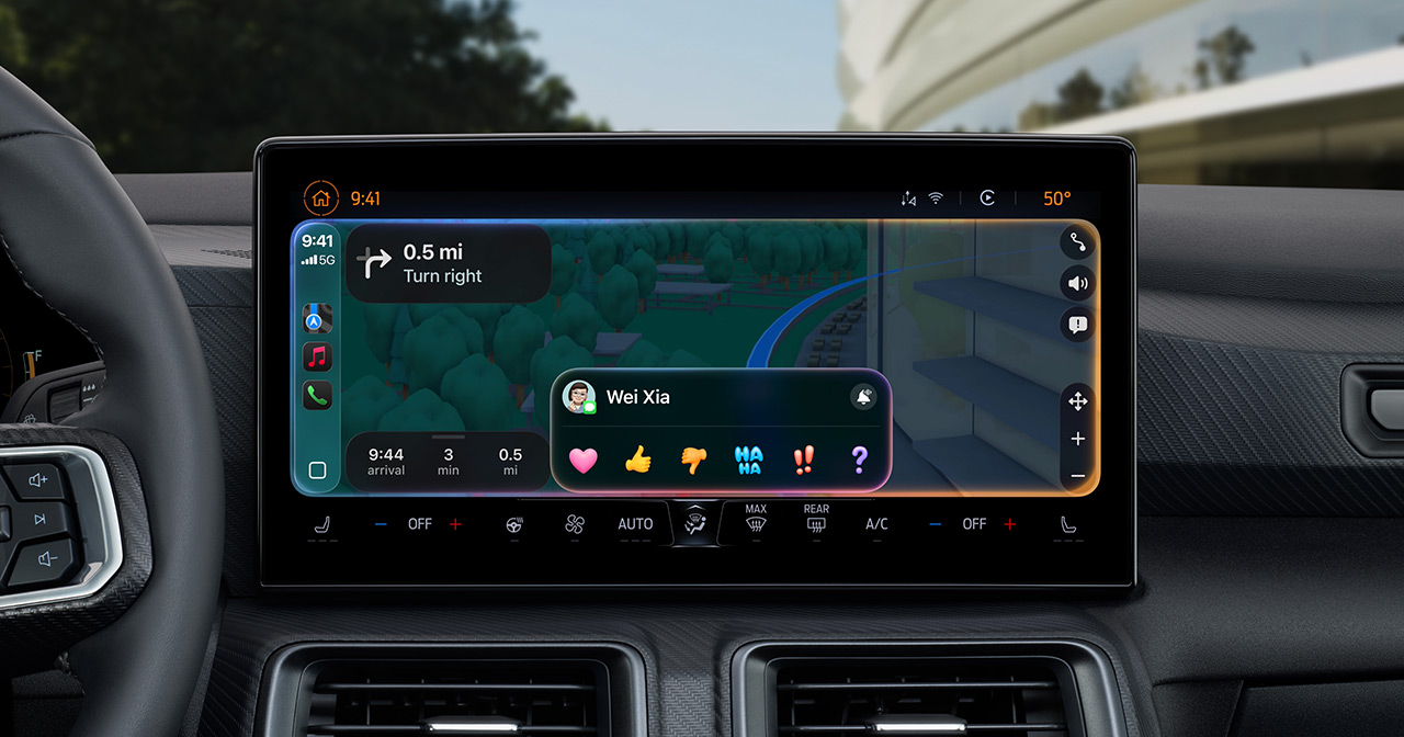Tapbacks in CarPlay