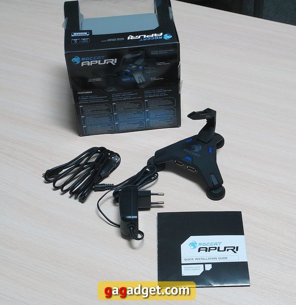 Микрообзор ROCCAT Apuri — держателя для мыши и USB-концентратора -2