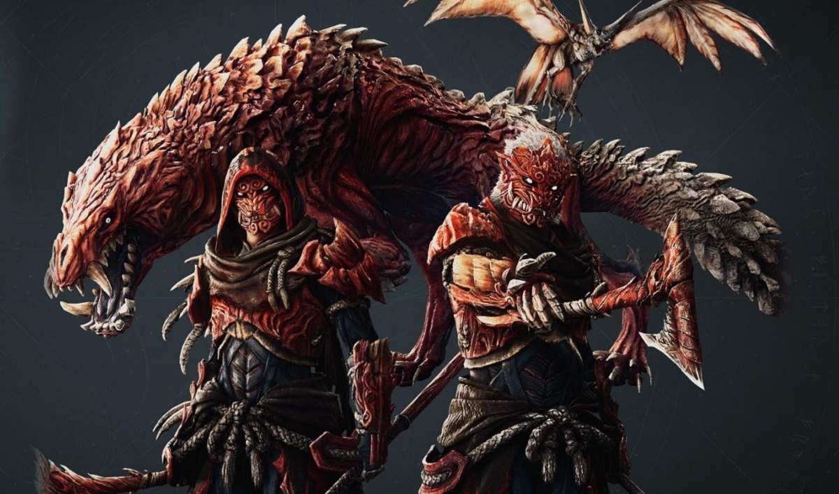 New Weapon, Armor, and Riding Animal: Assassin's Creed Valhalla Crossover with Monster Hunter World Launches