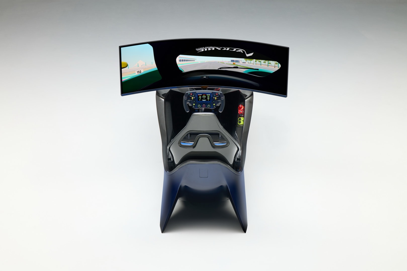 Racer's interior in the AMR-C01-R simulator
