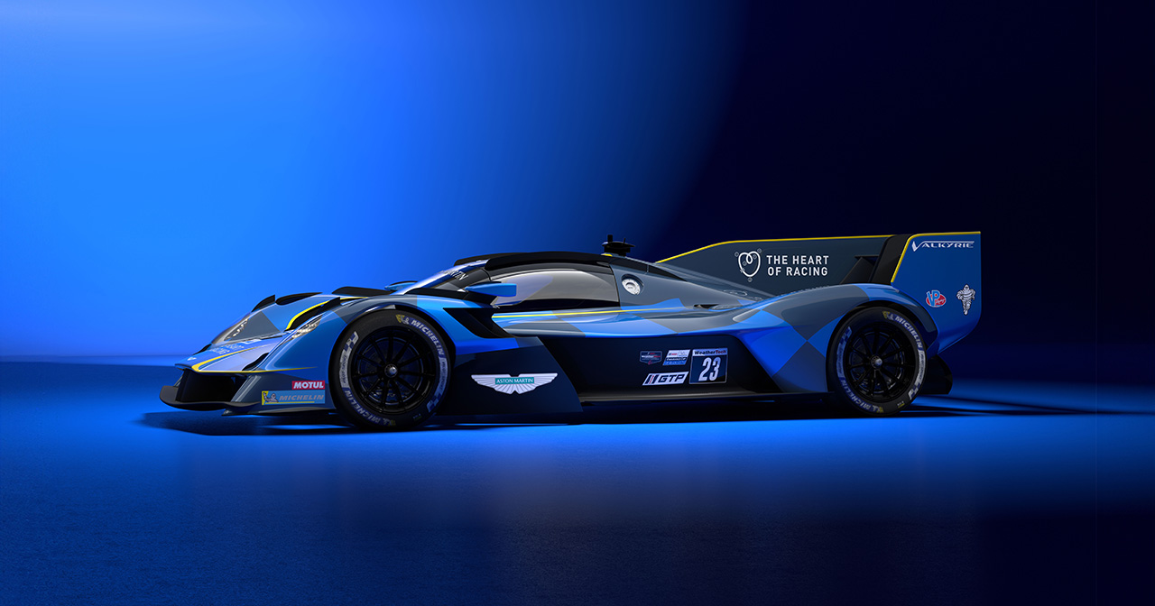 Aston Martin Valkyrie LMH на старті перегонів