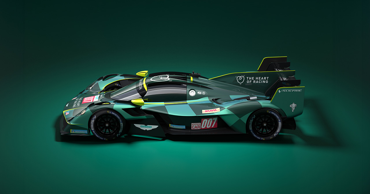 Aston Martin Valkyrie LMH на трасі
