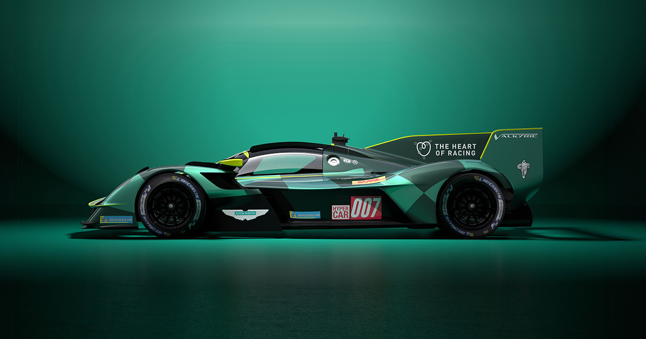 Aston Martin Valkyrie LMH під час перегонів