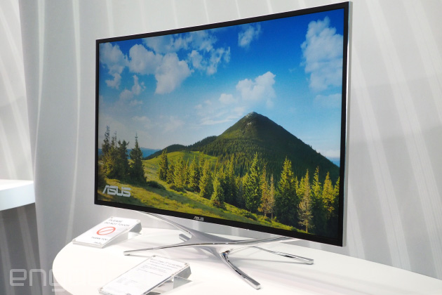 ASUS показала прототип 32-дюймового изогнутого монитора