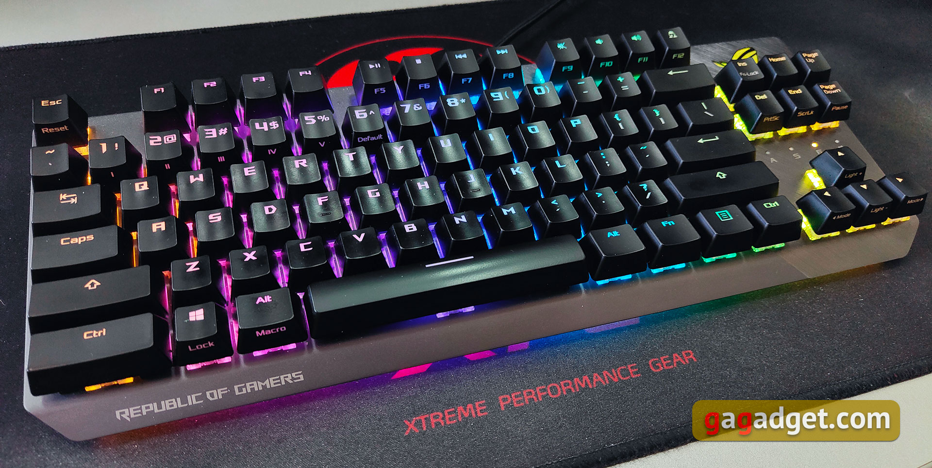 Обзор ASUS ROG Strix Scope NX TKL Deluxe: компактная геймерская клавиатура с механическими переключателями ASUS-7