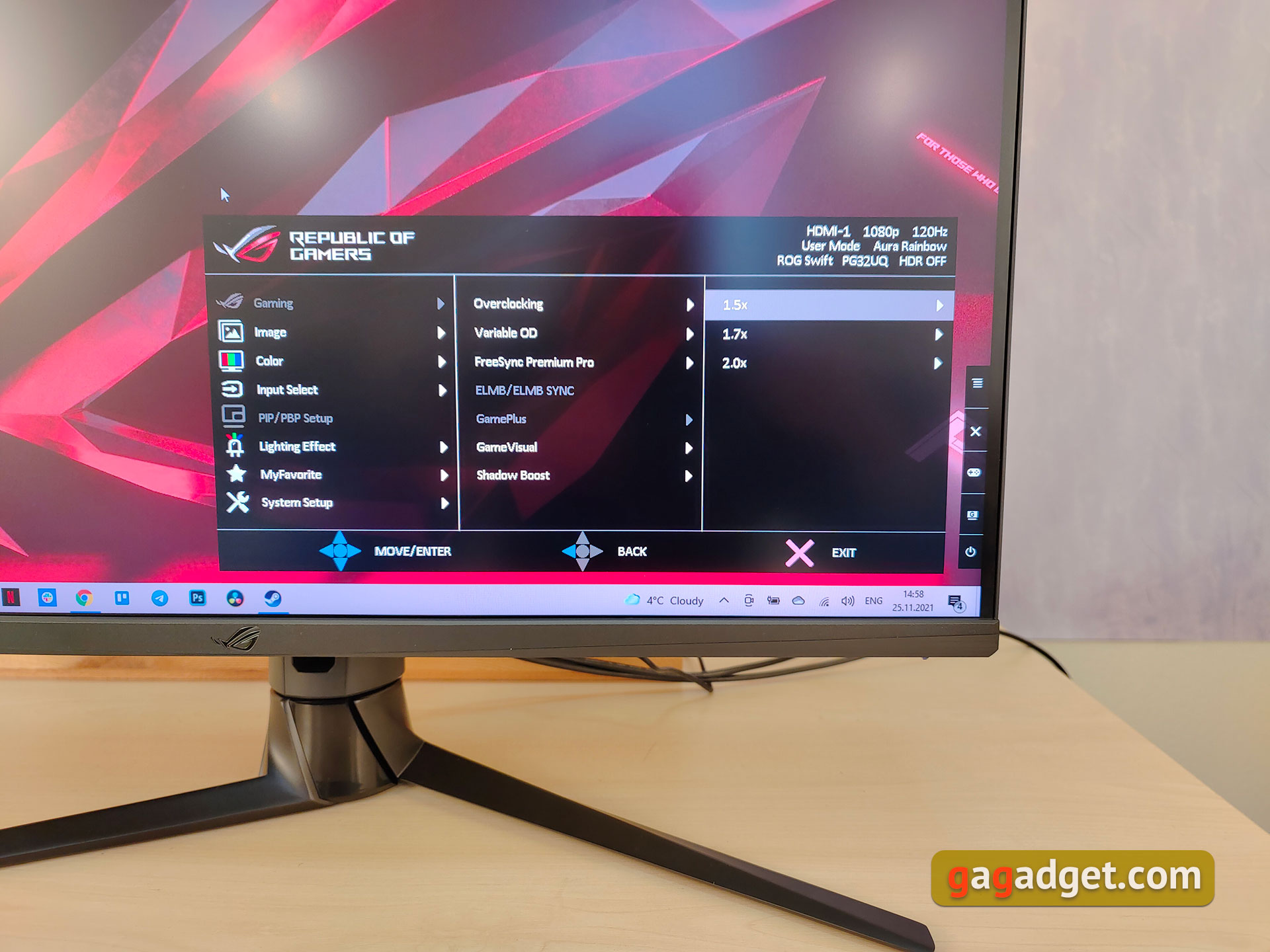 ASUS ROG Swift PG32UQ review: quantum dot 4K gaming monitor-42